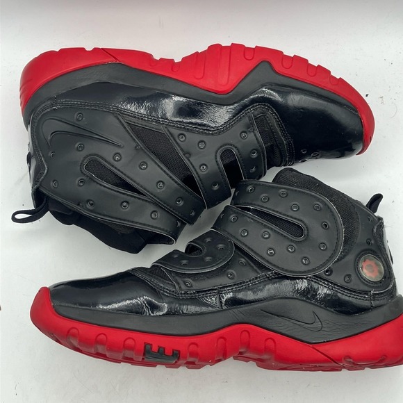 Nike Air Zoom Vick II Shoes Mens Size 8.5‎ Black Red 318397-062 Retro Football - Picture 4 of 7